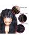 New Indian remy wavy13*4 three-way-parting lace front human hair wig-LW189