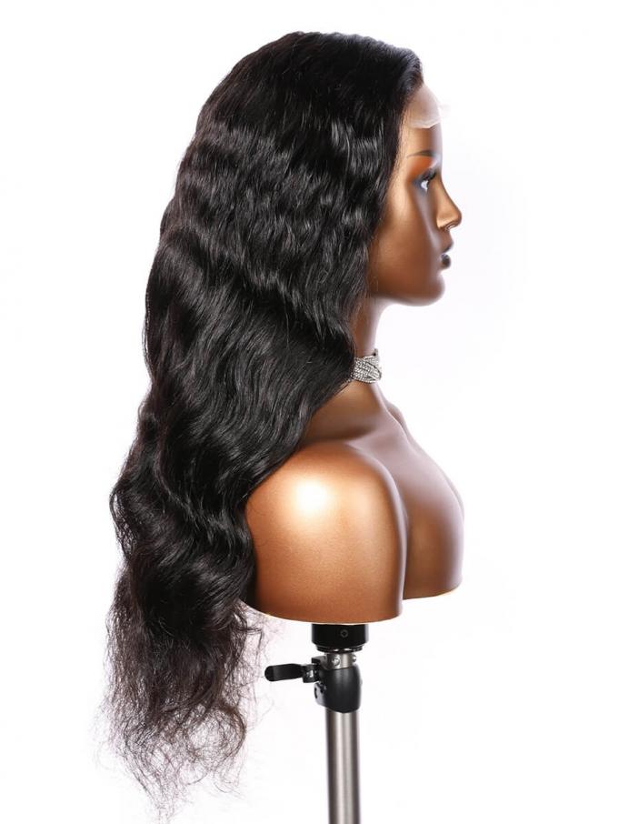 ELSA-BEGINNERS’WIG COLLECTION-10-MIN LACE WIG-BLACK NATURAL WAVE-LACE CLOSURE WIG