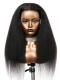 NORAH-NATURAL BLACK KINKY STRAIGHT-LAVE FRONTAL WIG