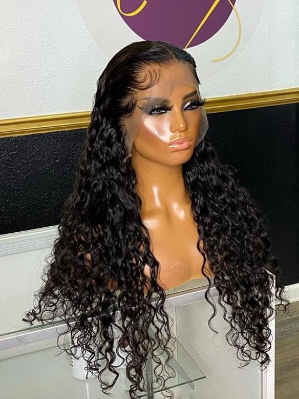 Deep Wave Long Lace Front Wig-LW160
