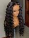 New Water Wave Natural Black 5x5 HD Swiss Lace Closure Wig-SWC006