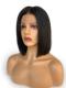 Easy affordable one length human hair wig