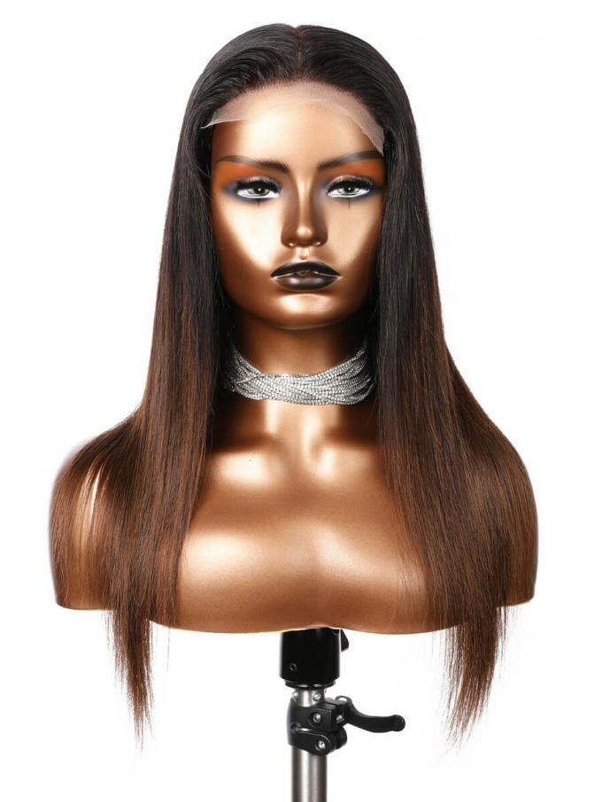HANAN-BEGINNERS’WIG COLLECTION - 10-MIN LACE WIG-OMBRE STRAIGHT-LACE CLOSURE WIG